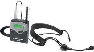 Sennhesier SK 2020-D Tourguide transmitter with head mic for UK hire